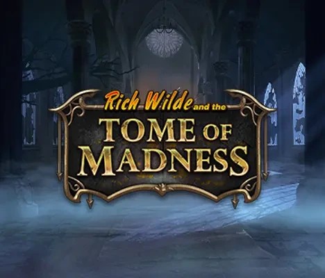 Tome of Madness slot logo by Play&#039;n GO at Instant Casino